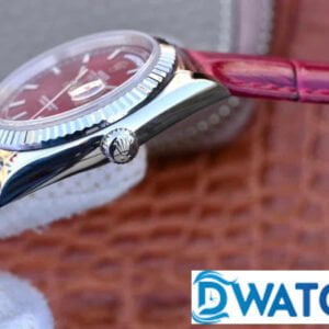 ĐỒNG HỒ ROLEX OYSTER PERPETUAL DAY-DATE MÁY CƠ MẶT SỐ CHERRY REPLICA 1:1 36MM 3 ĐỒNG HỒ ROLEX OYSTER PERPETUAL DAY-DATE MÁY CƠ MẶT SỐ CHERRY REPLICA 1:1 CAO CẤP 36MM