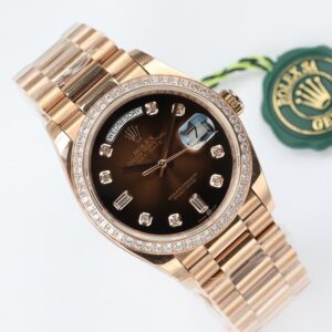 ĐỒNG HỒ NAM ROLEX DAY-DATE NHÀ MÁY EW FACTORY REPLICA CAO CẤP 36MM 2 ĐỒNG HỒ CƠ NAM ROLEX DAY-DATE EW FACTORY REPLICA 1:1 CAO CẤP 36MM