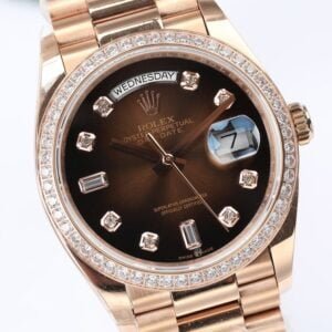 ĐỒNG HỒ NAM ROLEX DAY-DATE NHÀ MÁY EW FACTORY REPLICA CAO CẤP 36MM 3 ĐỒNG HỒ CƠ NAM ROLEX DAY-DATE EW FACTORY REPLICA 1:1 CAO CẤP 36MM