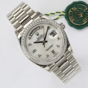 ĐỒNG HỒ NAM ROLEX DAY-DATE DÂY KIM LOẠI EW FACTORY REPLICA 1:1 36MM 2 ĐỒNG HỒ NAM DÂY KIM LOẠI ROLEX DAY-DATE EW FACTORY REPLICA 1:1 36MM