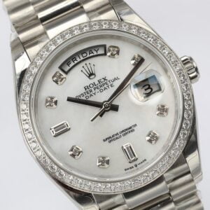 ĐỒNG HỒ NAM ROLEX DAY-DATE DÂY KIM LOẠI EW FACTORY REPLICA 1:1 36MM 3 ĐỒNG HỒ NAM DÂY KIM LOẠI ROLEX DAY-DATE EW FACTORY REPLICA 1:1 36MM