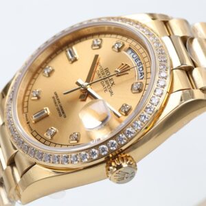 ĐỒNG HỒ NAM ROLEX DAY-DATE NHÀ MÁY EW FACTORY REPLICA CAO CẤP 36MM 4 ĐỒNG HỒ CƠ NAM ROLEX DAY-DATE EW FACTORY REPLICA 1:1 CAO CẤP 36MM