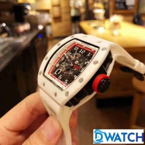 ĐỒNG HỒ NAM RICHARD MILLE RM030 MÀU TRẮNG MẶT SỐ ĐỎ FAKE 11 43X50MM 2 ĐỒNG HỒ NAM RICHARD MILLE RM030 MÀU TRẮNG MẶT SỐ ĐỎ FAKE 11 43X50MM