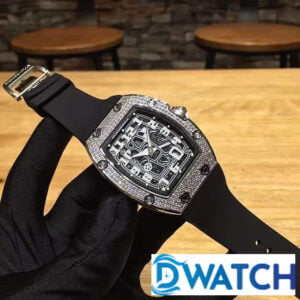 ĐỒNG HỒ NAM RICHARD MILLE RM67-01 DÂY ĐEO ĐEN ĐÍNH ĐÁ TRẮNG FAKE 11 48X42MM 3 ĐỒNG HỒ NAM RICHARD MILLE RM67-01 DÂY ĐEO ĐEN ĐÍNH ĐÁ TRẮNG FAKE 11 48X42MM