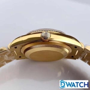 ĐỒNG HỒ NAM ROLEX DAY-DATE MÁY CƠ DÂY KIM LOẠI MẶT MÀU ĐEN FAKE 1:1 36MM 3 ĐỒNG HỒ ROLEX DAY-DATE NAM MÁY CƠ DÂY KIM LOẠI MẶT MÀU ĐEN REP 1:1 CAO CẤP 36MM