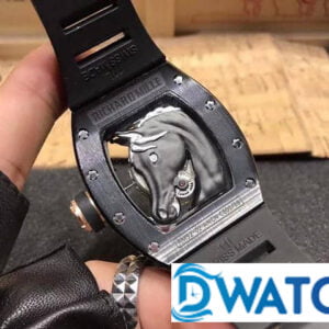 ĐỒNG HỒ NAM RICHARD MILLE RM52-02 MẶT SỐ HÌNH ĐẦU NGỰA ĐEN FAKE 43X50MM 4 ĐỒNG HỒ NAM RICHARD MILLE RM52-02 MẶT SỐ HÌNH ĐẦU NGỰA ĐEN FAKE 43X50MM