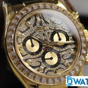 ĐỒNG HỒ NAM ROLEX DAYTONA CƠ ĐÍNH ĐÁ MẶT HỔ CHRONOGRAPH REP 1:1 40MM 2 ĐỒNG HỒ NAM CƠ ĐÍNH ĐÁ MẶT HỔ ROLEX DAYTONA CHRONOGRAPH REPLICA 1:1 CAO CẤP 40MM