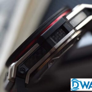 HUBLOT BIG BANG FERRARI F3 HIGH END WATCH REPLICAS BLACK CERAMIC CASE CARBON FIBER 44MM 4 ĐỒNG HỒ NAM HUBLOT BIG BANG FERRARI CERAMIC F3 MÀU ĐEN REPLICA 11 44MM