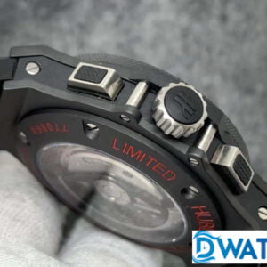 ĐỒNG HỒ NAM HUBLOT BIG BANG RED DEVIL DÂY DA ĐEN CAO CẤP FAKE 11 44MM 4 ĐỒNG HỒ NAM HUBLOT BIG BANG RED DEVIL DÂY DA ĐEN CAO CẤP FAKE 11 44MM