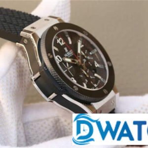 ĐỒNG HỒ NAM HUBLOT BIG BANG MÀU ĐEN CHORONOGRAPH FAKE CAO CẤP 44MM 3 ĐỒNG HỒ NAM HUBLOT BIG BANG MÀU ĐEN CHORONOGRAPH FAKE CAO CẤP 44MM