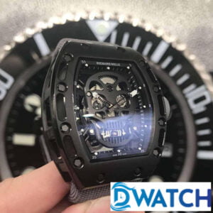ĐỒNG HỒ NAM RICHARD MILLE RM052-01 ĐẦU LÂU 2 KIM FULL BLACK FAKE 43X50MM 3 ĐỒNG HỒ NAM RICHARD MILLE RM052-01 ĐẦU LÂU 2 KIM FULL BLACK FAKE 43X50MM