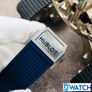 ĐỒNG HỒ NAM HUBLOT BIG BANG ĐÍNH ĐÁ TRẮNG DÂY CAO SU XANH REPLICA 45MM 6 ĐỒNG HỒ NAM HUBLOT BIG BANG ĐÍNH ĐÁ TRẮNG DÂY CAO SU XANH REPLICA 45MM
