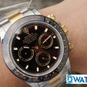 ĐỒNG HỒ NAM ROLEX DAYTONA 6 KIM MÀU DEMI CHRONOGRAPH REPLICA CAO CẤP 40MM 7 ĐỒNG HỒ CƠ NAM 6 KIM MÀU DEMI ROLEX DAYTONA CHRONOGRAPH REPLICA 1:1 CAO CẤP 40MM
