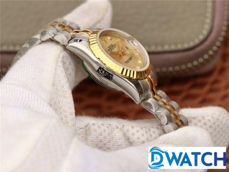 ĐỒNG HỒ NỮ ROLEX DATEJUST 3 KIM MÀU VÀNG HỒNG FAKE CAO CẤP 28MM ĐỒNG HỒ NỮ ROLEX DATEJUST 3 KIM MÀU VÀNG HỒNG FAKE CAO CẤP 28MM