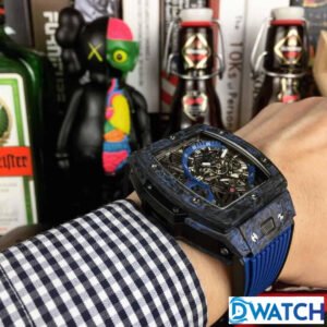 ĐỒNG HỒ NAM HUBLOT SPRIT OF BIG BANG TOURBILLON MÀU XANH FAKE CAO CẤP 44MM 2 ĐỒNG HỒ NAM HUBLOT SPRIT OF BIG BANG TOURBILLON MÀU XANH FAKE CAO CẤP 44MM