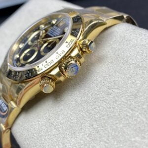 ĐỒNG HỒ NAM ROLEX DAYTONA REPLICA CAO CẤP MẶT SỐ ĐEN BT FACTORY 40MM 3 ĐỒNG HỒ NAM ROLEX DAYTONA REPLICA CAO CẤP MẶT SỐ ĐEN CỌC SỐ ĐÍNH ĐÁ 40MM