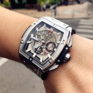 ĐỒNG HỒ NAM HUBLOT SPIRIT OF BIG BANG REP 1:1 DÂY CAO SU BỌC DA 45MM 4 ĐỒNG HỒ NAM HUBLOT SPIRIT OF BIG BANG REP 1:1 DÂY CAO SU BỌC DA 45MM