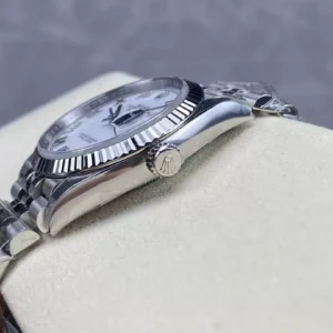 ROLEX DATEJUST BEST REPLICA WATCHES WHITE DIAL ROMAN HOURS CLEAN FACTORY 36MM 2 ĐỒNG HỒ NAM ROLEX DATEJUST CLEAN REPLICA CAO CẤP CỌC SỐ LA MÃ 36MM