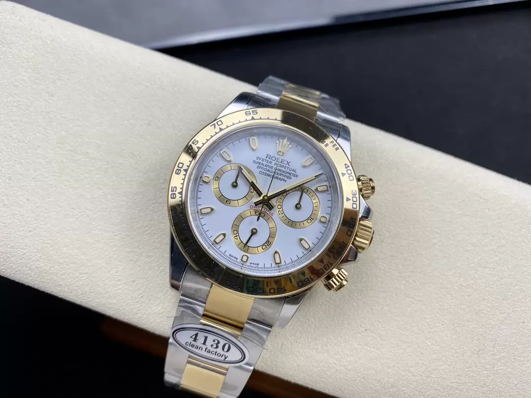 ĐỒNG HỒ NAM ROLEX DAYTONA CLEAN FACTORY REPLICA CAO CẤP MẶT SỐ TRẮNG 40MM ĐỒNG HỒ NAM ROLEX DAYTONA CLEAN FACTORY REPLICA CAO CẤP MẶT SỐ TRẮNG 40MM