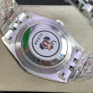 ĐỒNG HỒ NAM ROLEX DATEJUST REPLICA CAO CẤP MẶT SỐ XANH LÁ CÂY 41MM 4 ĐỒNG HỒ NAM ROLEX DATEJUST REPLICA CAO CẤP MẶT SỐ XẠNH KHÓA HỘP 41MM