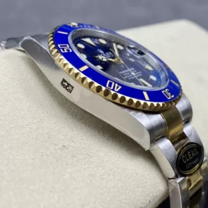 ĐỒNG HỒ NAM ROLEX SUBMARINER REPLICA MẶT SỐ XANH VỎ THÉP MẠ VÀNG 41MM 3 ĐỒNG HỒ NAM ROLEX SUBMARINER REPLICA MẶT SỐ XANH VỎ THÉP MẠ VÀNG 41MM