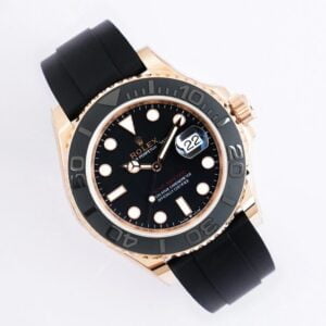 ĐỒNG HỒ NAM ROLEX YACHT-MASTER MÁY CƠ EW FACTORY FAKE 1:1 40MM 1 ĐỒNG HỒ ROLEX YACHT-MASTER NAM MÁY CƠ MÀU ROSE GOLD EW FACTORY REP 1:1 40MM