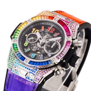 ĐỒNG HỒ NAM HUBLOT BIG BANG REPLICA CAO CẤP ĐÍNH ĐÁ 7 SẮC CẦU VỒNG 45MM 2 ĐỒNG HỒ NAM HUBLOT BIGBANG REPLICA CAO CẤP ĐÍNH ĐÁ 7 SẮC CẦU VỒNG 45MM