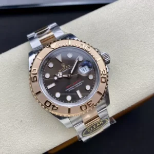 ĐỒNG HỒ NAM ROLEX YACHT-MASTER REPLICA MẶT SỐ NÂU THỂ THAO NỔI BẬT 40MM 1 ĐỒNG HỒ NAM ROLEX YACHT-MASTER REPLICA MẶT SỐ NÂU THỂ THAO NỔI BẬT 40MM