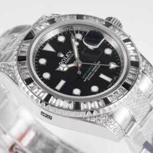 ĐỒNG HỒ NAM ROLEX GMT-MASTER ll REPLICA 1:1 DÂY THÉP ĐÍNH ĐÁ 40MM 3 ĐỒNG HỒ NAM ROLEX GMT-MASTER ll REPLICA 1:1 DÂY THÉP ĐÍNH ĐÁ 40MM