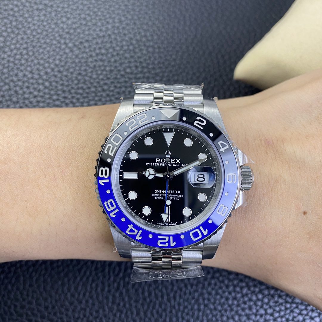 ĐỒNG HỒ ROLEX BATMAN GMT-MASTER ll NAM MÁY CƠ CLEAN FACTORY REP 1:1 40MM ĐỒNG HỒ ROLEX BATMAN GMT-MASTER ll NAM MÁY CƠ CLEAN FACTORY REP 1:1 40MM