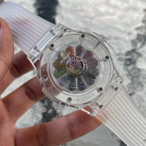 ĐỒNG HỒ NAM HUBLOT CLASSIC FUSION REPLICA DÂY CAO SU TRONG SUỐT 42MM 2 ĐỒNG HỒ NAM HUBLOT CLASSIC FUSION REPLICA DÂY CAO SU TRONG SUỐT 42MM