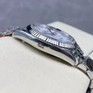 ROLEX DATEJUST BEST REPLICA WATCHES WHITE DIAL ROMAN HOURS CLEAN FACTORY 36MM 3 ĐỒNG HỒ NAM ROLEX DATEJUST CLEAN REPLICA CAO CẤP CỌC SỐ LA MÃ 36MM