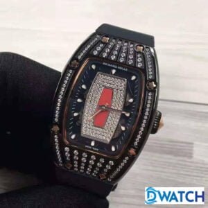 ĐỒNG HỒ CƠ NỮ ĐÍNH ĐÁ RICHARD MILLE 007 REPLICA 1:1 CAO CẤP 31x45MM 1 ĐỒNG HỒ CƠ NỮ ĐÍNH ĐÁ RICHARD MILLE 007 REPLICA 1:1 CAO CẤP 31x45MM