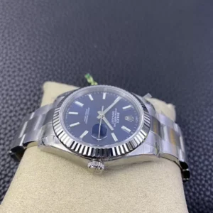 ROLEX DATEUST GOOD IMITATION WATCH BLUE DIAL INDEX HOURS VS FACTORY 41MM 2 ĐỒNG HỒ NAM ROLEX DATEUST REPLICA 1:1 MẶT SỐ XANH TRẺ TRUNG 41MM