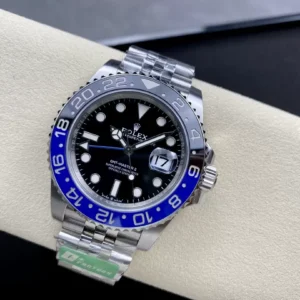 ROLEX GMT-MASTER II BAT GIRL REPLICA WATCHES C+ FACTORY 40MM 1 ĐỒNG HÔ NAM ROLEX GMT-MASTER II REPLICA KHÓA HỘP IN LOGO NỔI BẬT 40MM