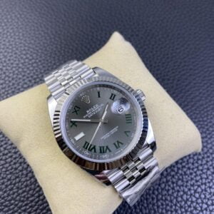 ROLEX DATEJUST BEST REPLICA WATCHES WIMBLEDON CLEAN FACTORY 41MM 1 ĐỒNG HỒ CƠ NAM ROLEX DATEJUST CLEAN FACTORY REPLICA 1:1 41MM
