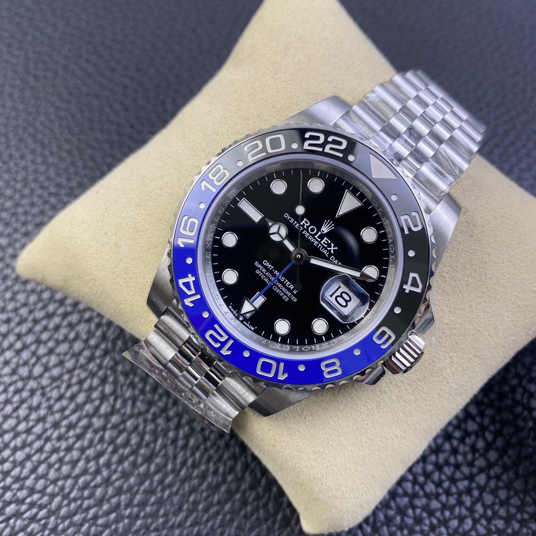 ĐỒNG HỒ ROLEX BATMAN GMT-MASTER ll NAM MÁY CƠ CLEAN FACTORY REP 1:1 40MM ĐỒNG HỒ ROLEX BATMAN GMT-MASTER ll NAM MÁY CƠ CLEAN FACTORY REP 1:1 40MM