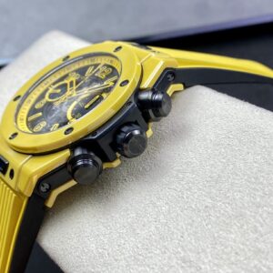 ĐỒNG HỒ NAM HUBLOT BIG BANG REPLICA 1:1 MÀU VÀNG PHỐI ĐEN CÁ TÍNH 45MM 2 ĐỒNG HỒ NAM HUBLOT BIGBANG REPLICA 1:1 MÀU VÀNG PHỐT ĐEN CÁ TÍNH 45MM