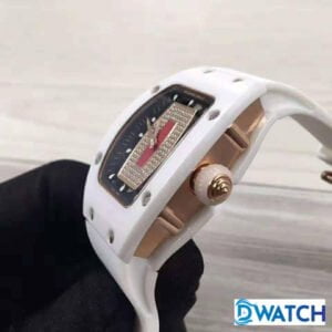 ĐỒNG HỒ RICHARD MILLE 007 NỮ MÁY CƠ MÀU TRẮNG REPLICA 1:1 CAO CẤP 31x45MM 4 ĐỒNG HỒ RICHARD MILLE 007 NỮ MÁY CƠ MÀU TRẮNG REPLICA 1:1 CAO CẤP 31x45MM