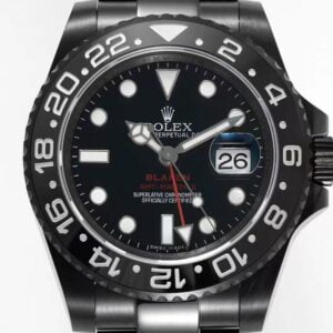 ĐỒNG HỒ NAM ROLEX BLAKEN GMT-MASTER ll REPLICA CAO CẤP MẶT SỐ ĐEN 40MM 1 ĐỒNG HỒ NAM ROLEX BLAKEN GMT-MASTER ll REPLICA CAO CẤP MẶT SỐ ĐEN 40MM