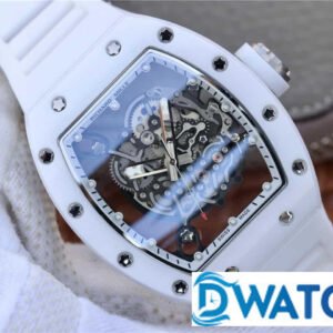 ĐỒNG HỒ CƠ NAM MÀU TRẮNG RICHARD MILLE 055 REPLICA 1:1 CAO CẤP 1 ĐỒNG HỒ CƠ NAM MÀU TRẮNG RICHARD MILLE 055 REPLICA 1:1 CAO CẤP