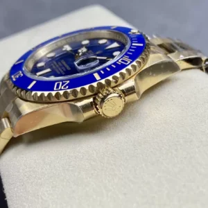 ĐỒNG HỒ NAM ROLEX SUBMARINER REPLICA CAO CẤP MÀU XANH DƯƠNG CLEAN V4 40MM 3 ĐỒNG HỒ NAM ROLEX SUBMARINER REPLICA CAO CẤP MẶT SỐ BEZEL PHỦ DẠ QUANG 40MM