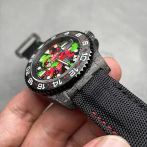 ĐỒNG HỒ NAM ROLEX GMT-MASTER II REP 1:1 FULL CARBON VSF 40MM 1 ĐỒNG HỒ NAM ROLEX GMT-MASTER II REP 1:1 MẶT SỐ THIẾT KẾ VẨY SƠN 40MM