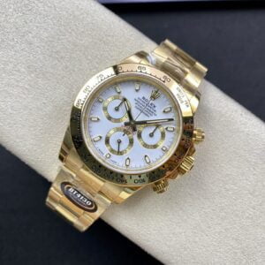 ĐỒNG HỒ NAM ROLEX DAYTONA REPLICA CAO CẤP MẶT SỐ TRẮNG NHÀ MÁY BT 40MM 1 ĐỒNG HỒ NAM ROLEX DAYTONA REPLICA CAO CẤP MẶT SỐ TRẮNG PHỦ DẠ QUANG 40MM