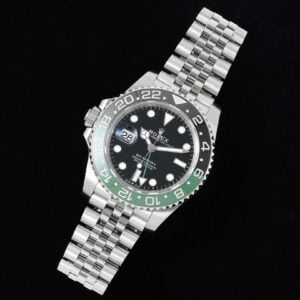 ĐỒNG HỒ NAM ROLEX GMT-MASTER II REPLICA 1:1 THIẾT KẾ NÚM NGƯỢC GSF 40MM 2 ĐỒNG HỒ NAM ROLEX GMT-MASTER II REPLICA 1:1 THIẾT KẾ NÚM NGƯỢC 40MM