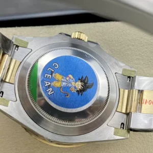 ĐỒNG HỒ NAM ROLEX SUBMARINER REPLICA MẶT SỐ XANH VỎ THÉP MẠ VÀNG 41MM 4 ĐỒNG HỒ NAM ROLEX SUBMARINER REPLICA MẶT SỐ XANH VỎ THÉP MẠ VÀNG 41MM