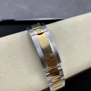 ROLEX SUBMARINER LUXURY FAKE WATCHES TWO TONE BLACK DIAL AND BEZEL GOLD PLATE CLEAN FACTORY 41MM 5 ĐỒNG HỒ NAM ROLEX SUBMARINER REPLICA CAO CẤP THÉP 904L MẠ VÀNG 41MM