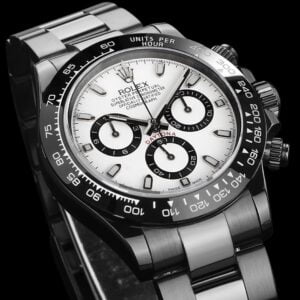 ĐỒNG HỒ NAM ROLEX DAYTONA REPLICA CAO CẤP MẶT SỐ TRẮNG 6 KIM 40MM 3 ĐỒNG HỒ NAM ROLEX DAYTONA REPLICA CAO CẤP MẶT SỐ TRẮNG 6 KIM 40MM