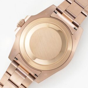 ĐỒNG HỒ NAM ROLEX GMT-MASTER ll REPLICA 1:1 MẶT SỐ ĐEN ROOT BEER GSF 40MM 4 ĐỒNG HỒ NAM ROLEX GMT-MASTER ll REPLICA 1:1 MẶT SỐ ĐEN VỎ VÀNG HỒNG 40MM