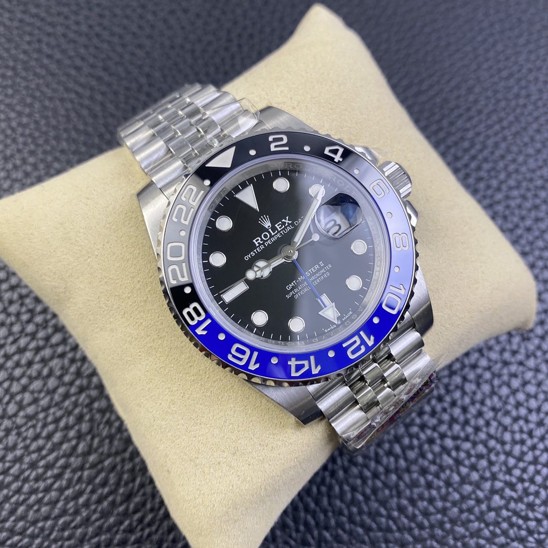 ĐỒNG HỒ ROLEX BATMAN GMT-MASTER ll NAM MÁY CƠ CLEAN FACTORY REP 1:1 40MM ĐỒNG HỒ ROLEX BATMAN GMT-MASTER ll NAM MÁY CƠ CLEAN FACTORY REP 1:1 40MM